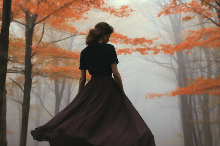 Timeless Elegance: Autumn Aura in the 90sの素材