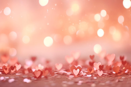 Dazzling Love Display with Pink Confettiの素材