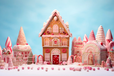 Sweets Galore: Festive Candy Home Sceneの素材