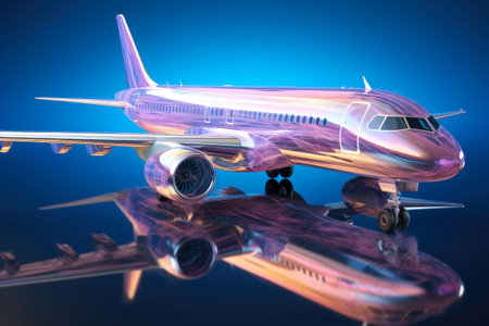 Skyward Journey: Modern Digital Aircraft Displayの素材