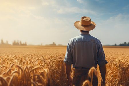 Wheatland Sentinel: Farmer's Poseの素材