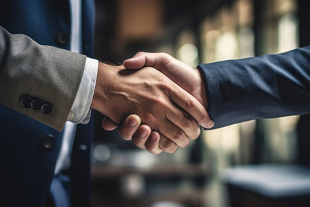 Unified Teamwork: Meeting Handshakesの素材