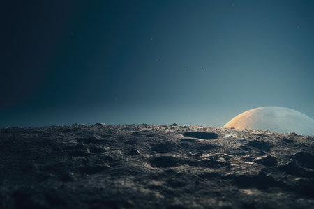 Cosmic Cratered Surfaceの素材