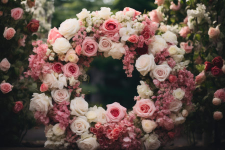 Elegant Floral Halo: A Garden Affairの素材