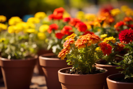 Blooming Beauties: Garden Pot Delightの素材
