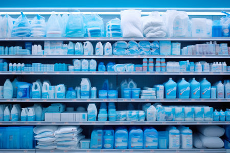 Chilled Hygiene Essentials in Sky Blue Hueの素材