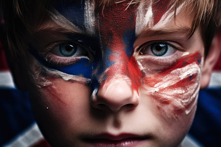 Childhood Allegiance to UK Flagの素材