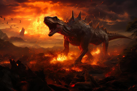 Jurassic Escape: Dinosaurs Fleeing the Onslaughtの素材