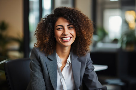 Welcoming Arab Woman Therapistの素材