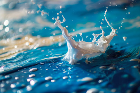 Capturing Chaos: Milk Splash Extravaganzaの素材