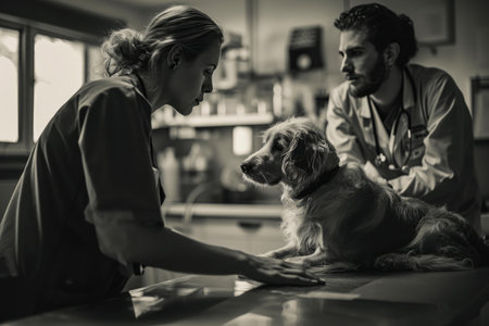 Professional Vet Training Male Assistantの素材