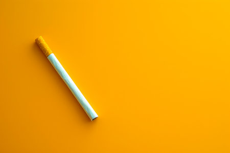 Crushed Tobacco on a Bold Colored Surfaceの素材