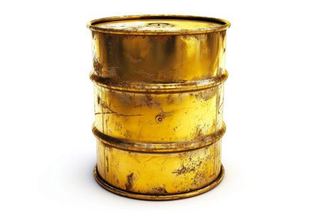 Isolated Golden Barrel: Fueling Successの素材