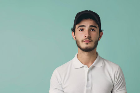 Professional Courier in Polo Shirtの素材