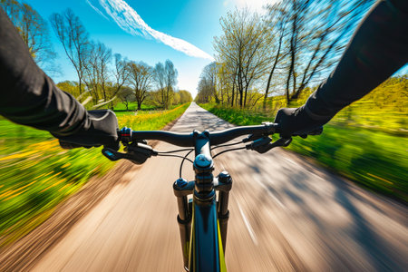 Exploring Nature's Beauty: Dynamic Cycling Adventuresの素材