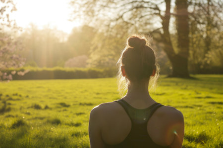 Zen Yoga Retreat: Blossoming Spring Outdoorsの素材