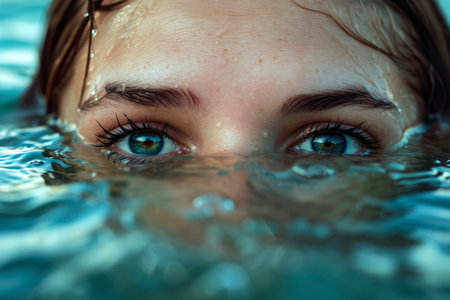 Aquatic Reflections: Woman's Allureの素材