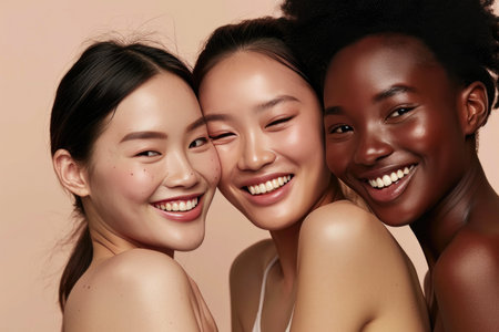 Skin Deep Happiness: Asian and African Elegance Unveiledの素材