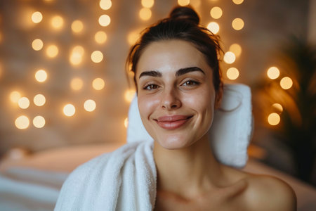 Radiant Bliss: A Joyful Facial Experienceの素材