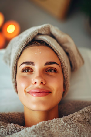 Rejuvenation Elegance: A Woman's Radiance Unveiledの素材