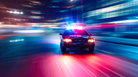 Flashing Lights: Police Car Racing in Cityの素材