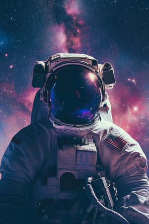 Celestial Harmony: Astronaut Lost in Musicの素材