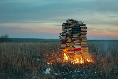 Crackling Wisdom: Books by the Firesideの素材