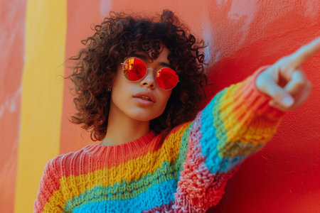 Chillwave Style: Rainbow Sweater Gestureの素材