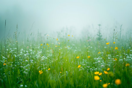 Ethereal Spring Morning in the Meadowの素材