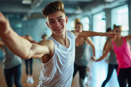 Skillful Moves of a Young Dance Learnerの素材