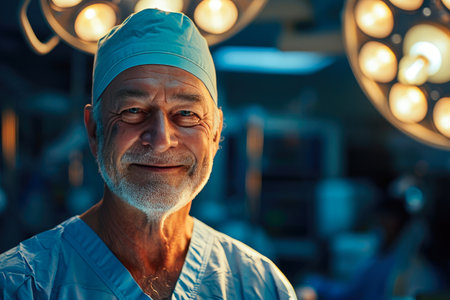 Smiling Surgeon: A Portrait of Expertise in Actionの素材