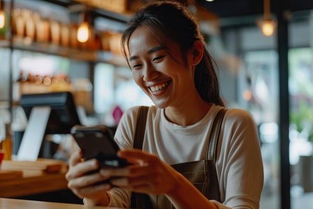 Joyful Electronic Transaction in Morning Glowの素材