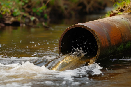 Environmental Hazard: Industrial Pipe Leakの素材