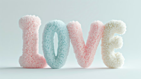 Dreamy Love in Delicate Plush Huesの素材