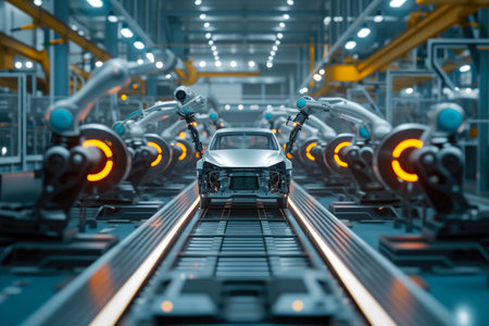 Smart Manufacturing: Electric Car Production Boosted by Roboticsの素材