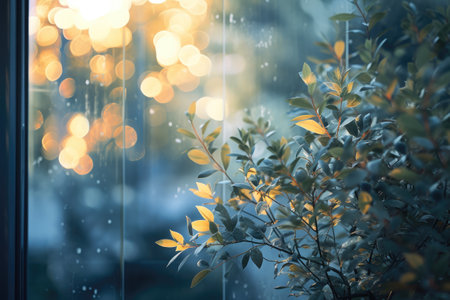 Rural Tranquility: Lone Bush Amidst Greeneryの素材