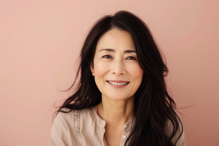 Radiant Elegance: Japanese Beauty in Pastelの素材