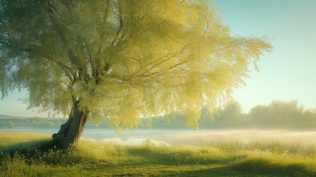 Nature's Elegance: A Stunning Poplar Treeの素材