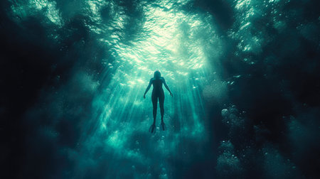 Oceanic Elegance: Petite Dancer Belowの素材