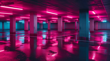 Nocturnal Nomio: A Surreal SoirÃ©e of Light and Waterの素材