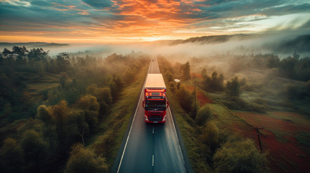 Dual Vision Delight: Truck and Top View Symphonyの素材