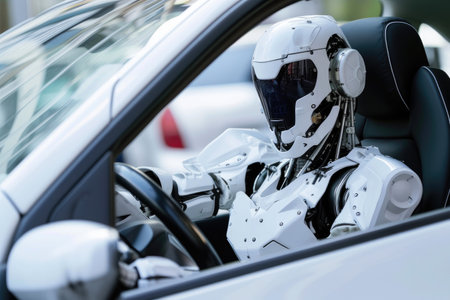 Robotic Chauffeur with a Reflective Gazeの素材