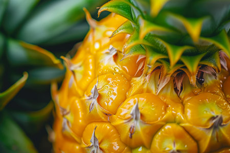 Vibrant Pineapple Skin Patternの素材