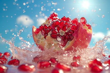 Refreshing Pomegranate Eruption in Heavenly Hueの素材