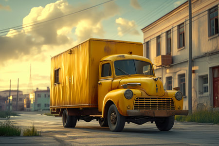 Downtown Relics: Antique Yellow Pickupの素材