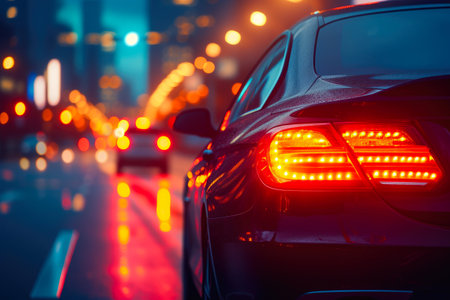 Cityscape Serenity: Night Drive Perspectivesの素材