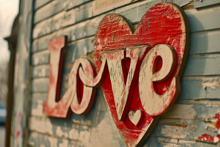 Elegant Love Script with Delicate Heartsの素材