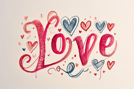 Sophisticated Love Lettering: Hearts in the Detailsの素材