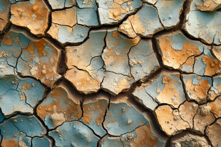 Earth's Scars: Cracked Ground Textureの素材