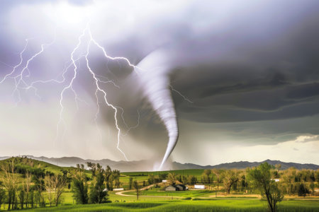 Countryside Catastrophe: Tornado Chaos Unfoldsの素材